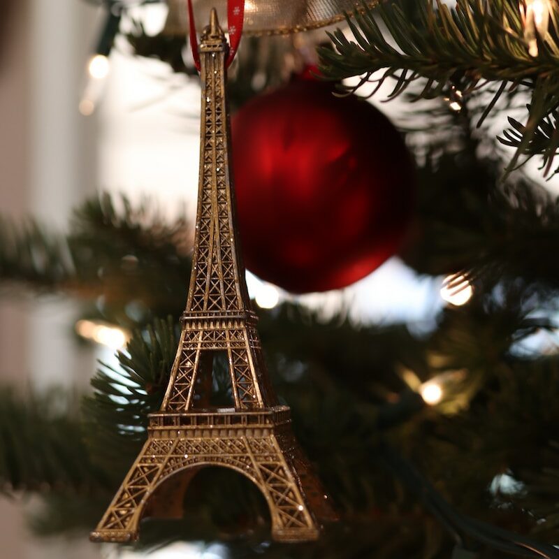 Tour Eiffel sapin de Noël
